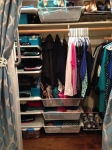 FINISHED Project - A Creatively Organized Closet